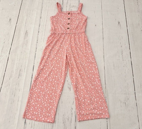DKNY Girl Floral Sleeveless Jumpsuit Size S(7)