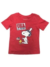 Jumping Beans Infant & Toddler Boys USA All The Way Snoopy T-Shirt Tee Shirt