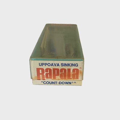 Leurre Vintage Rapala Countdown CD-11B - Méné Coulant, Bois, Emballage D'origine