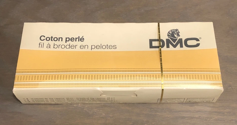 DMC Coton Perle Thread Size 5 - Ecru Color. 10 Count In Newly Sealed Box - Image 3 of 4