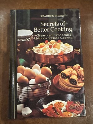 1977 Secrets of Better Cooking Reader's Digest Cookbook Color Hardcover 
