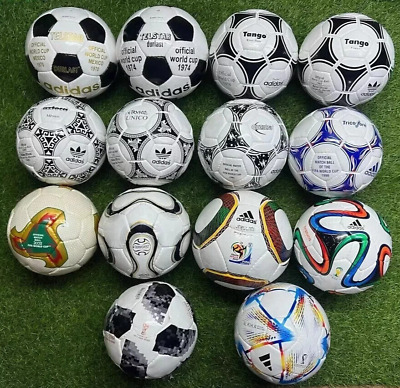 ADIDAS MINI 14 pcs collector set 1970 to 2022 FIFA world cup ADIDAS MINI 14 pcs collector set 1970 to 2022 FIFA world cup