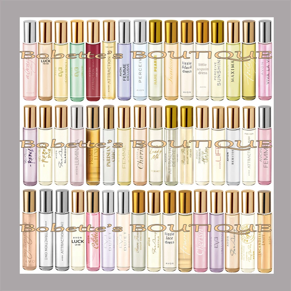 FAR AWAY, LITTLE BLACK DRESS,PERCEIVE,TODAY, RARE PEARLS AVON Eau de Parfum 10ML