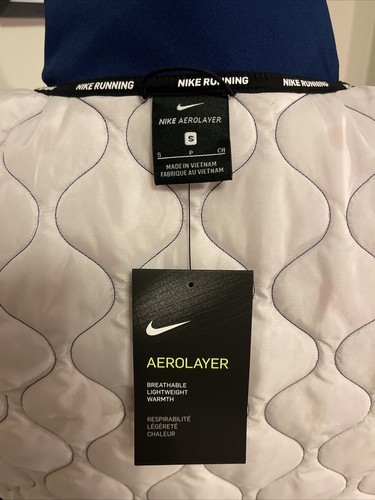 Nike Women’s Aerolayer Vest S NWT – Water-Resistant Colorblock Warm Light Zip - Picture 20 of 24