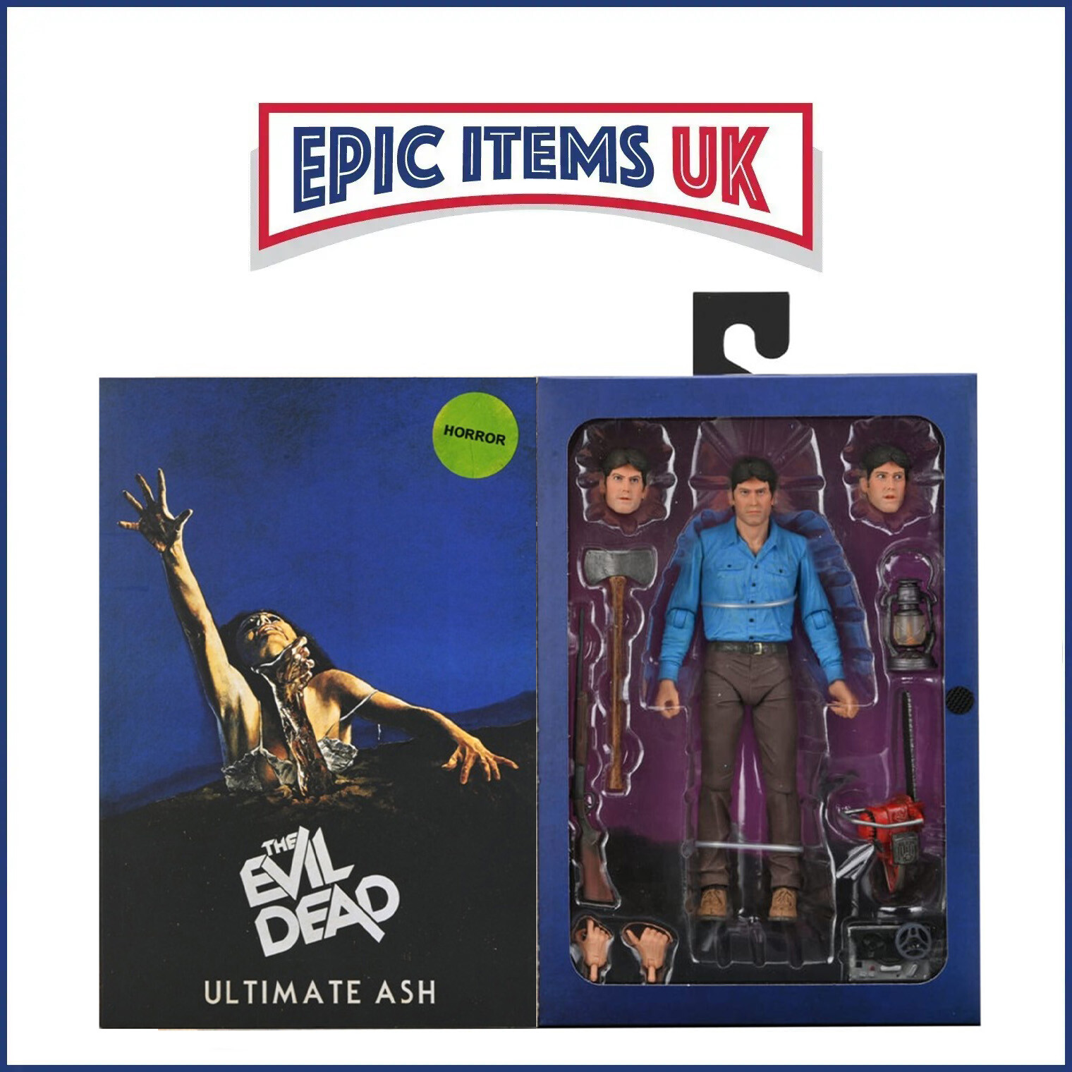 NECA Evil Dead 40th Anniversary Ash Ultimate 7 Inch Scale Action Figure IN STOCK