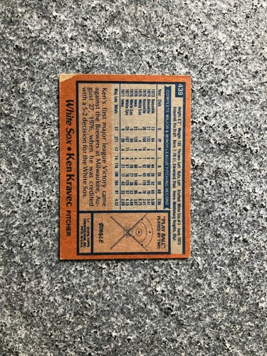 1978 Topps Baseball Pick Your Card to Complete Set Choose 250-500 - Picture 256 of 332