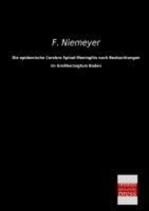 Thumbnail - F. Niemeyer | Die Epidemische Cerebro-spinal-meningitis Nach