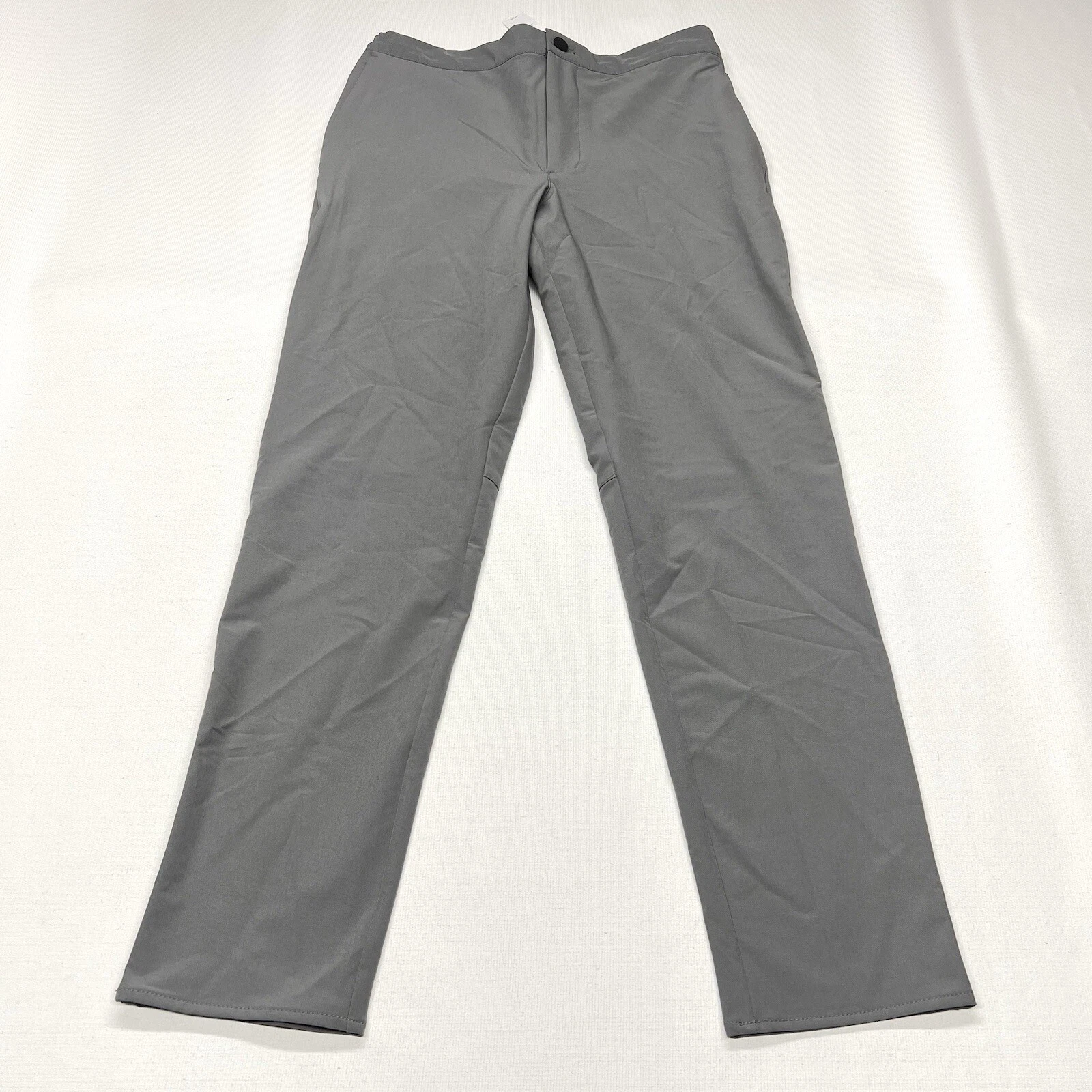 Banana Republic Pants Mens 31X34 Grey Slim Tapered Fit Active Stretch Drawstring