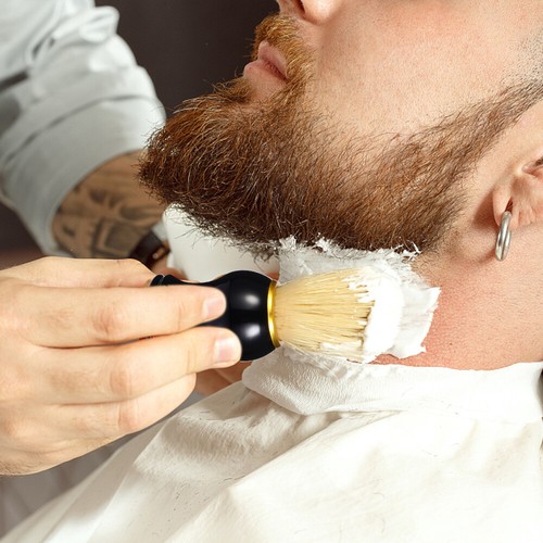 Spazzola da barba Sposo Papà Spazzole da barba per uomo barba portatile - Foto 6 di 12