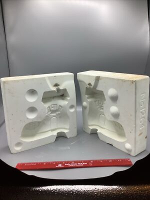 Vintage Ceramic Slip Mold Casting    White Horse Mold no. 1264 Shoe House