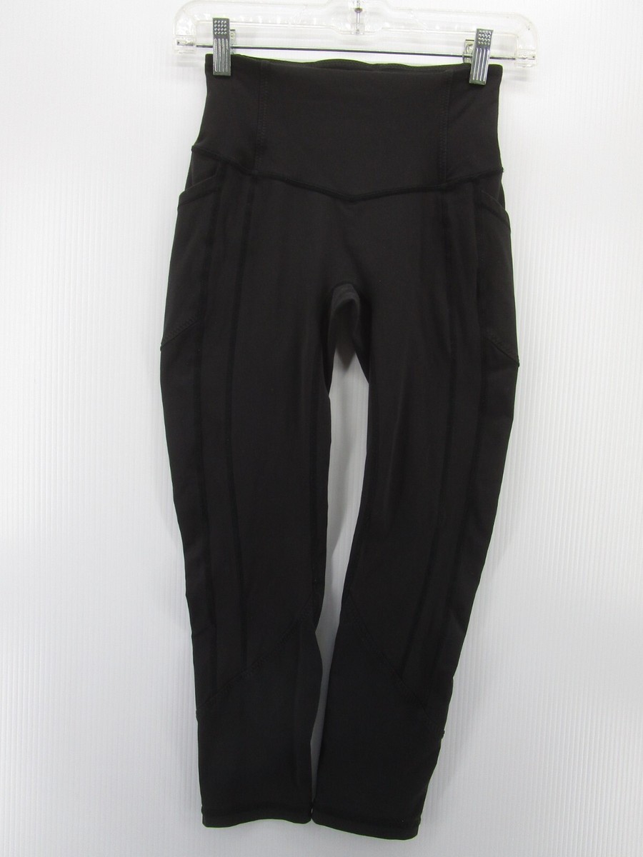 Lululemon Leggings Women Black Pull On Pants Compression High