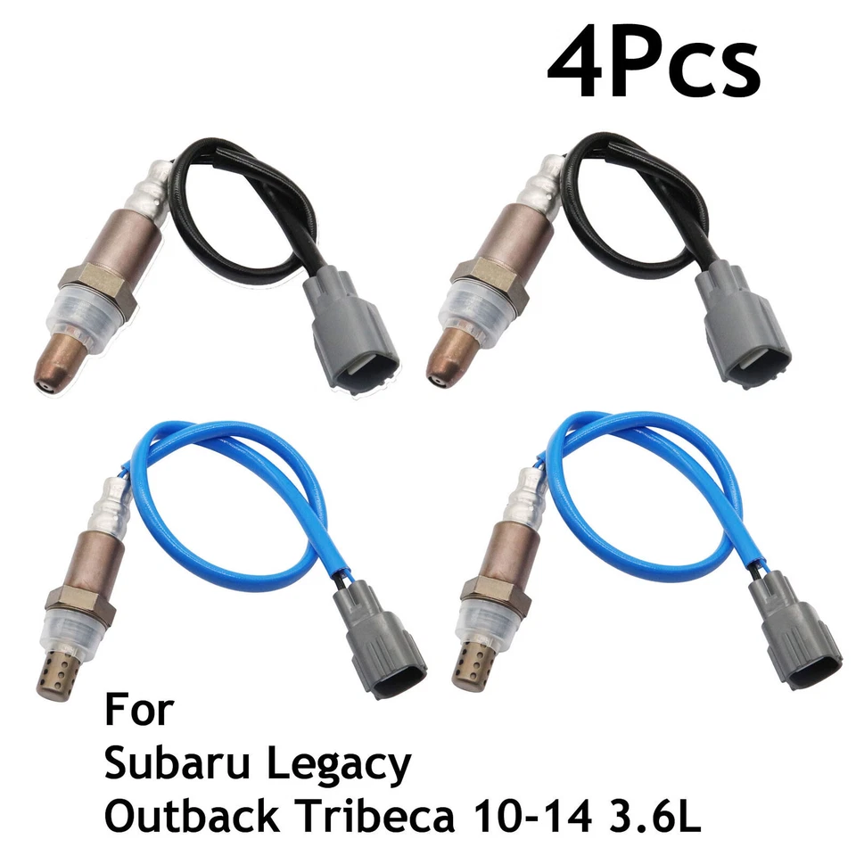Set of 4 Up+Down Oxygen Sensors For 2010-2014 Subaru Legacy Outback Tribeca 3.6L - Image 3 of 4