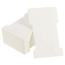 Hair Clip Display Cards, 100pcs Paper Cardboard Hair Bow Holder, White