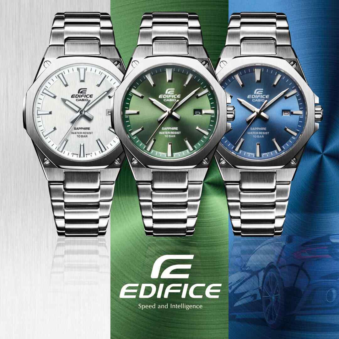 CASIO EDIFICE EFR-S108DJ-7AJF Sapphire Crystal Quartz Watch White