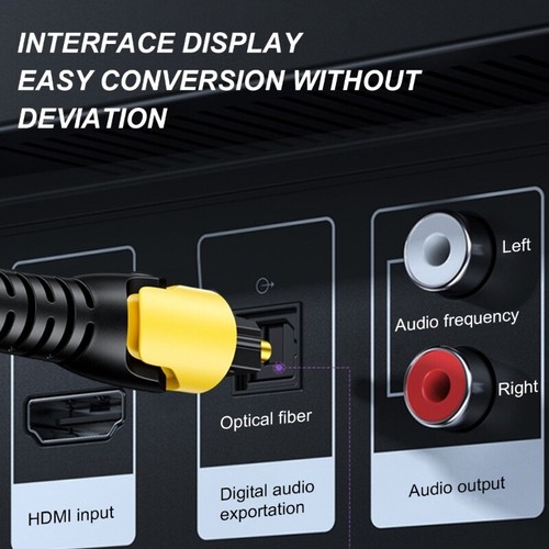 USB to SPDIF Output Adapter Optical Sound Adapter 3.5mm Adapter for TV PC Laptop - Photo 3/8