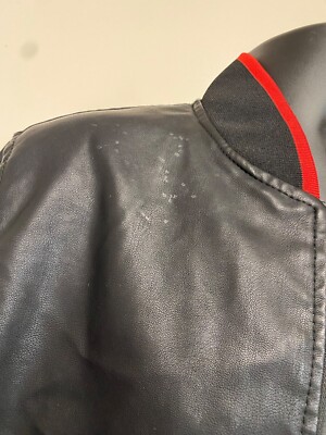 Chor Clothing Co Men's Faux Leather Bomber Jacket Size L NWD Chor Clothing Co Men's Faux Leather Bomber Jacket Size L NWD