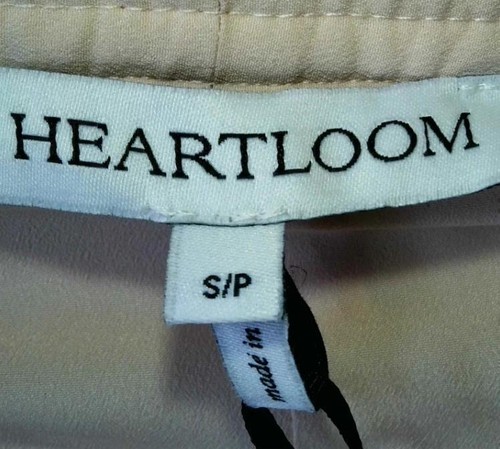 NUOVI REVOLVE Heartloom Alida crepe cravatta arricciata all'uncinetto pantaloncini cottage fluenti S - Foto 5 di 5