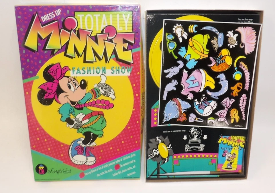 Disney Minnie Mouse Fashion Show Colorforms Play Set - Image 2 of 2