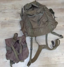 Austrian Military M58 Pattern Harness, Backpack and Daypack  Army Olive s12