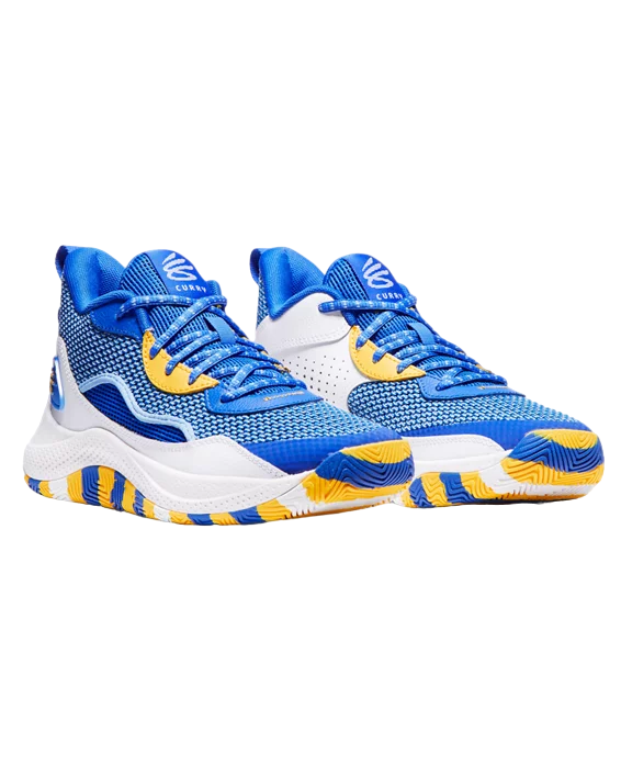 Gold Under Armour Boys Big Kid Curry 3z 24 BLU/WHT Gold Under Armour Boys Big Kid Curry 3z 24 BLU/WHT