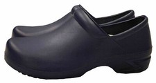 Medical Womens Ultralite Clogs w/ Heel Strap Non-Slip Comfy Shoes EVA Navy 9