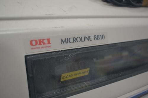 Oki Data D21111A Microline 8810 Dot Matrix Printer USB Parallel SEE NOTES - Picture 2 of 9