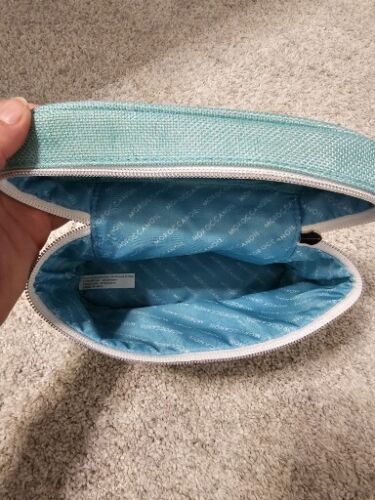 Bolsa de cosméticos de viaje Moroccanoil verde azulado bolsa organizadora estuche de maquillaje - Imagen 4 de 5
