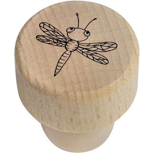 19mm 'Dragonfly' Wooden Bottle Stopper / Cork (BS00025000)
