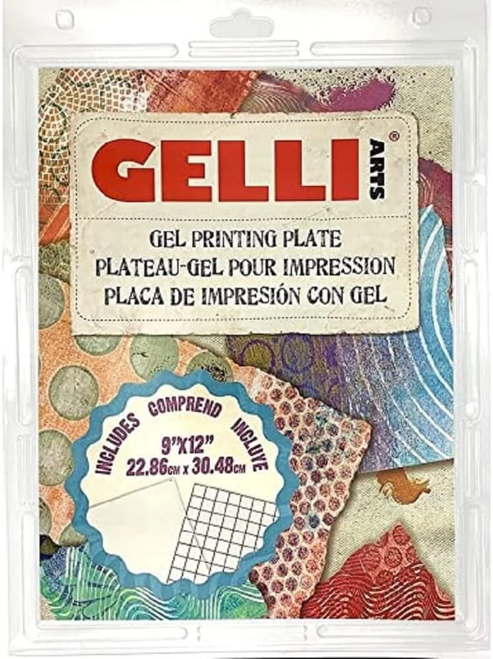 Placa Gelli 9" x 12" - Impresión en gel reutilizable para creatividad ilimitada en casa Foto 3 de 4