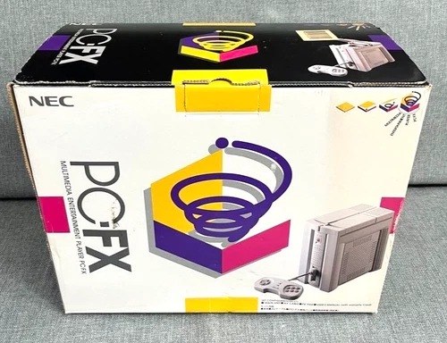 NEC PC-FX Home Console + Controller + AV Cable with Box USED AC100V Japan F/S