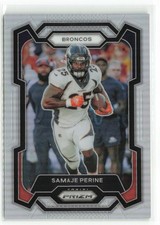Samaje Perine 2023 Panini Prizm Silver Denver Broncos #88