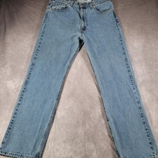 Vintage Levis 505 Jeans Mens 38x32 Blue USA Regular Straight Denim 90s Grunge
