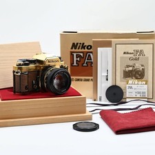 Nikon FA Gold Grand Prix 84 Limited Film Camera w/ Ai-S 50mm f1.4 Unused