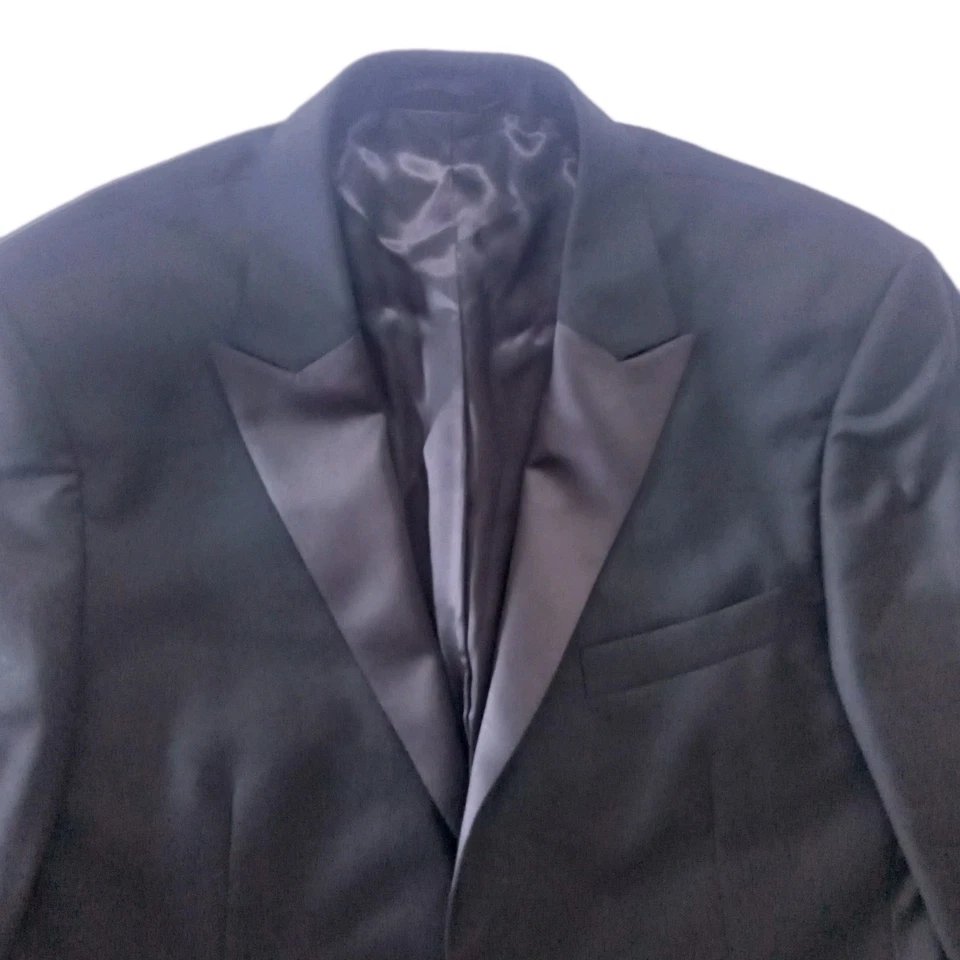 Hawes And Curtis Sartorial Tuxedo Suit Super 120s Wool 44 Chest 40 Waist 31 Leg - Image 2 of 4