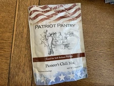 Patriot Pantry Pioneer’s Chili Mac - 8 Servings Each Packet 2017