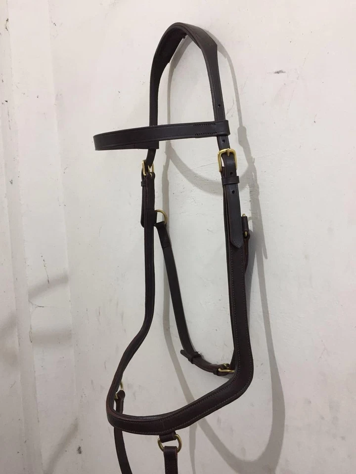 CBU-Premium Leather Horse Bridle with Reins Adjustable Western Bridle Headstall - Image 3 of 4