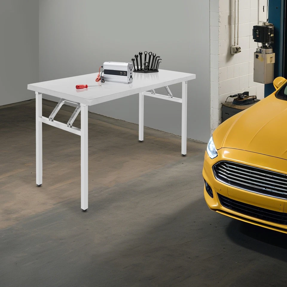 201 Stainless Steel Workbench Folding Dining Table For Home Kitchen MAX. 80kg US - Image 4 of 4