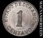 Mexico: 1914 Durango One Centavo (Aluminum) - Ch Gem Brilliant Unc+++  #L7360 — photo 2