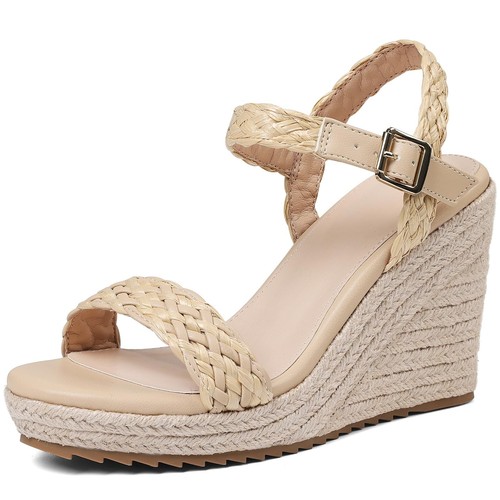 mikarka Wedge Sandals for Women Comfortable Wedges Heels for Women - Open Toe...