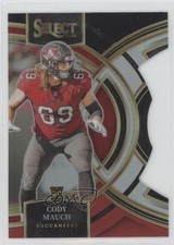 2023 Panini Select Premier Level Black & Red Prizm Die-Cut Cody Mauch #133 0g45