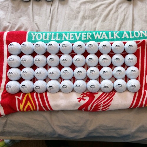 SLAZENGER V300 SOFT GOLFBÄLLE X40 GRADE MINT PEARL SOFORTKAUF NUR 15,99£