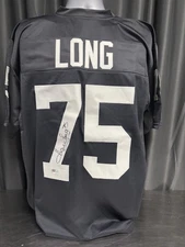 Oakland Raiders Howie Long Signed Black Jersey Tristar