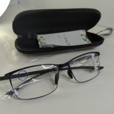 Multi-focus Reading Glasses Full Frame Anti-Blue Light Eyewear USA Seller