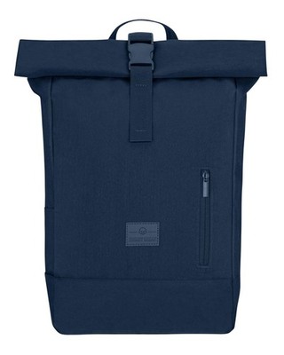 Backpack Women & Men Dark Blue Robin Medium Roll Top With Laptop Compartment For ...