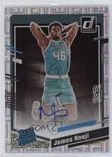 2023-24 Panini Donruss Rated Rookie Choice Signatures James Nnaji #274 Auto 01nw