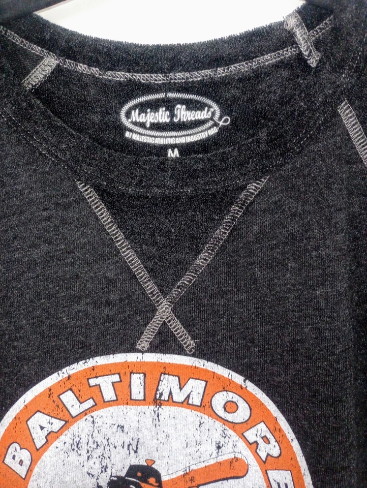 SUDADERA MUJER BALTIMORE ORIOLES HILOS MAJESTUOSOS TALLA MEDIANA Foto 3 de 4