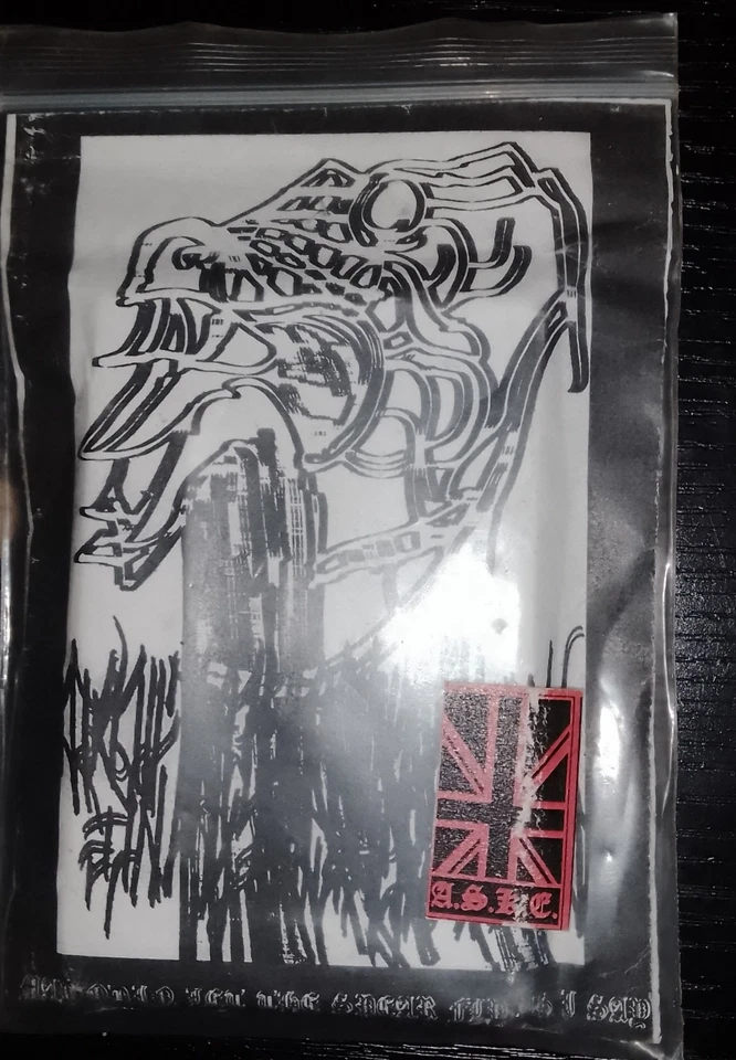 Occulted Death Stance Crush Your Enemies cassette in bag black metal ukbm - Image 2 of 2