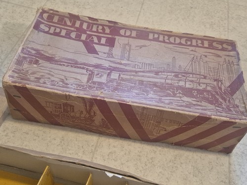 1933 Worlds Fair Hafner Century of Progress Train Set In Original Box Super Cond - Picture 15 of 17