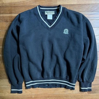 Vintage 1990s Reebok Sport V-Neck Pullover Sweatshirt