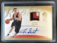 2007-08 SP Authentic Jason Smith Patch Rookie Auto RC #/599 76ers